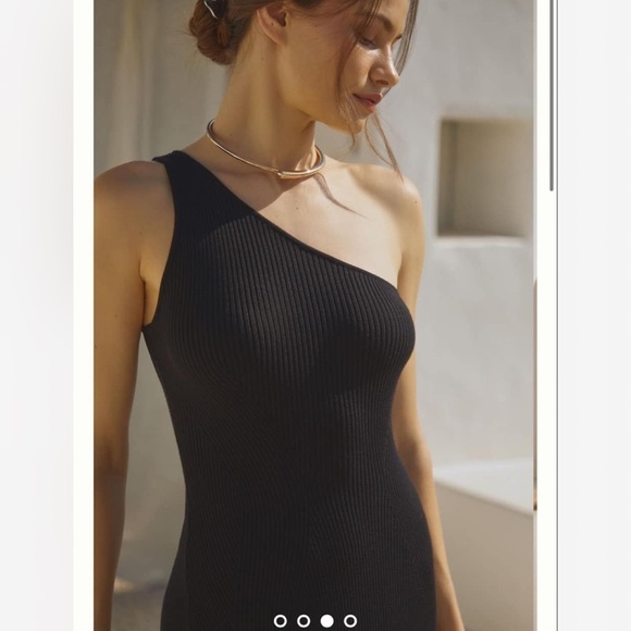 Nwt Anthropologie One-Shoulder Corset
Ribbed Midi Dress - Picture 3 of 8